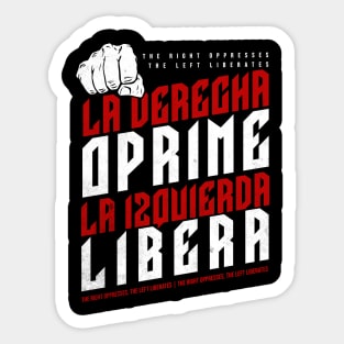 Political Quote Spanish Sticker